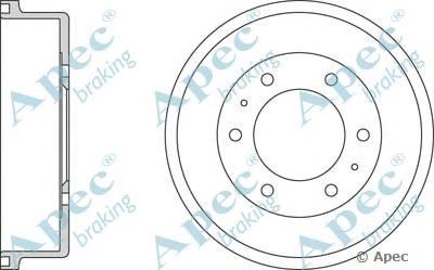 APEC BRAKING drm9717 -  Тормозной барабан
